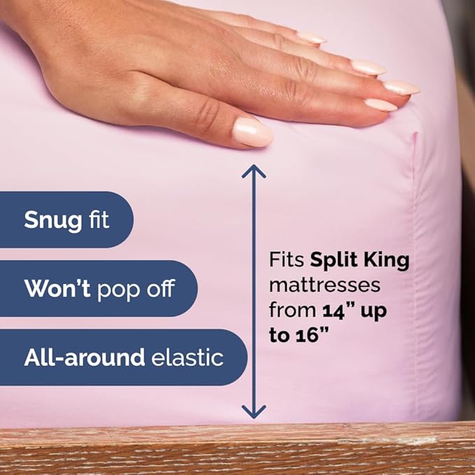 Cooling Bed Sheet Set - King - 4 Piece
