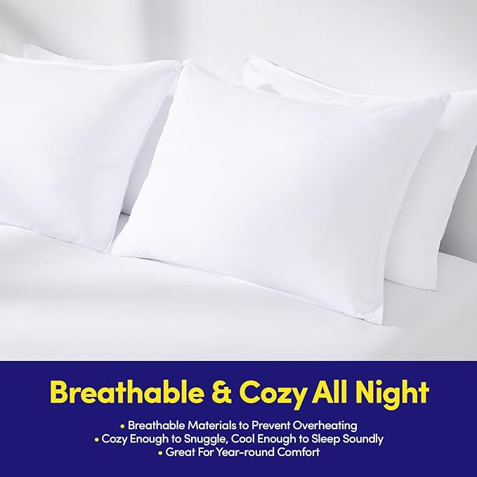 Down Alternative Bed Pillow - King - 2 Pack
