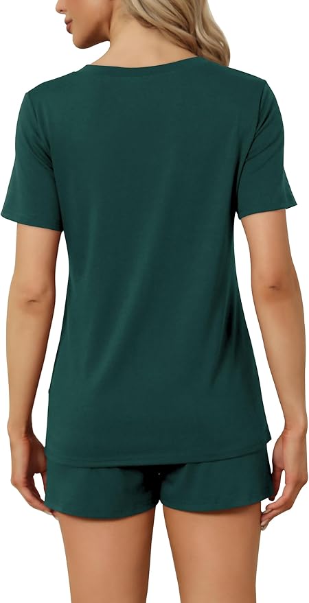 Women's Pajama Set - Short Sleeve - 2 Piece