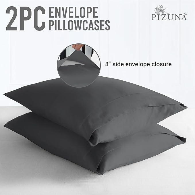 100% Cotton Pillowcase Set - Queen - 2 Piece