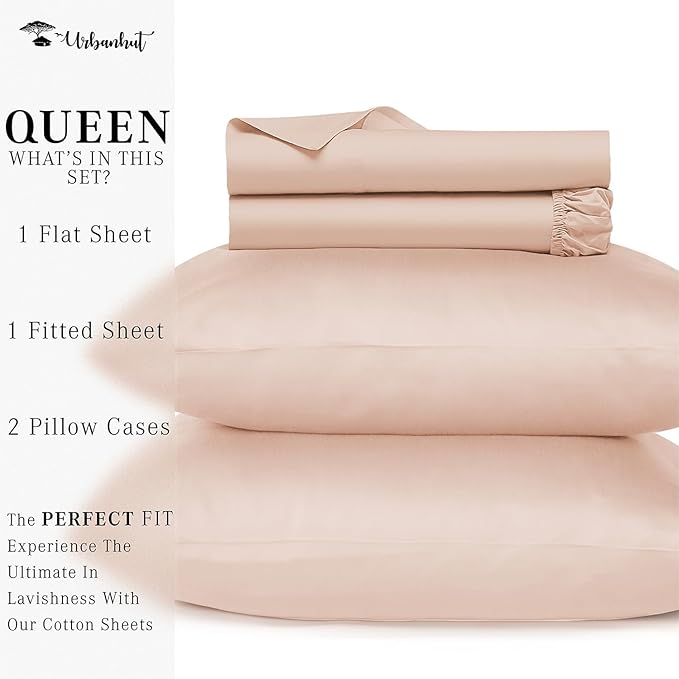 Bed Sheet Set - Queen - 16 in Deep Pocket - 4 Piece