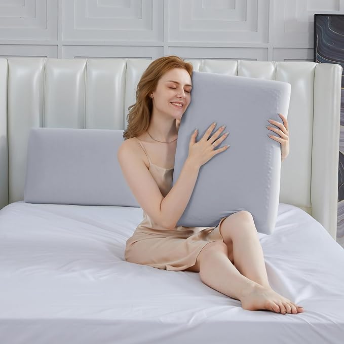 Memory Foam Cooling Bed Pillow - Standard