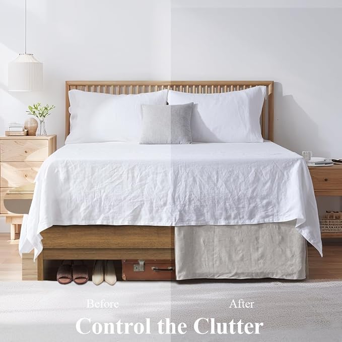 Linen Bed Skirt - Queen