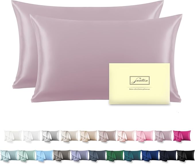 Satin Pillowcase Set - King - 2 Piece