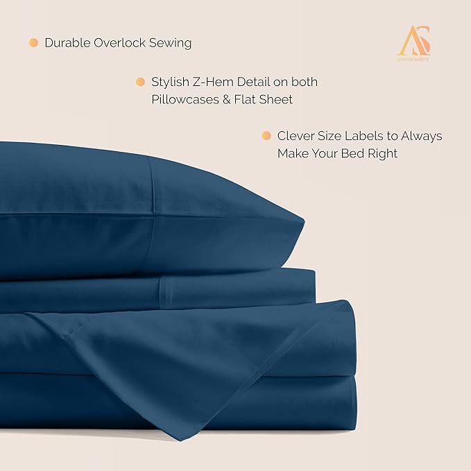Cooling Bed Sheet Set - Full - 4 Piece