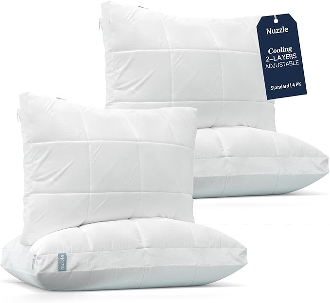 Cooling Bed Pillow - Standard - 4 Piece