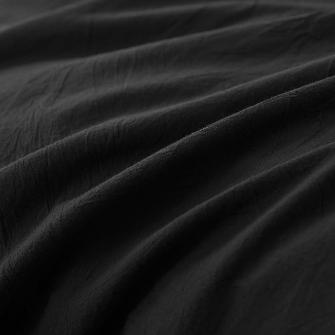 Linen Duvet Cover Set - Full - 80 x 90 in - 3 Piece