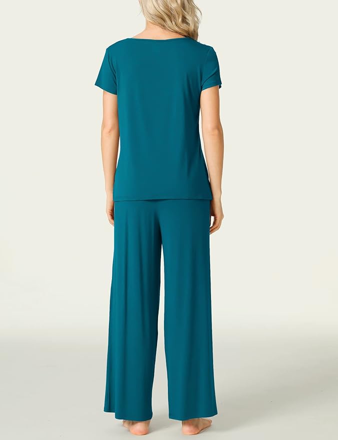 Bamboo Pajama Set - Short Sleeve - 2 Piece