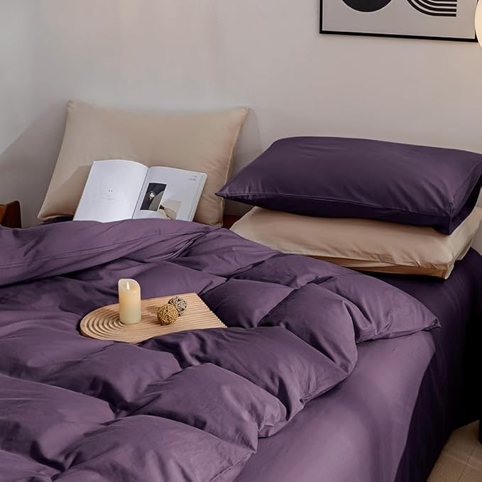 Linen Duvet Cover Set - King - 3 Piece