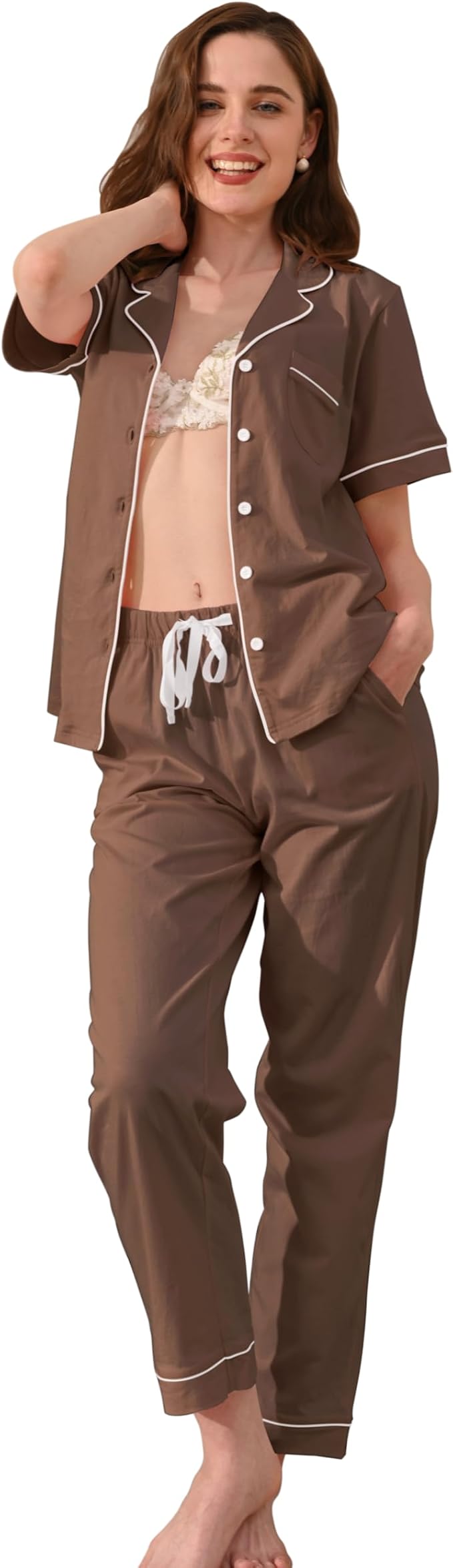 Women's 100% Cotton Pajama Set - 2 Piece