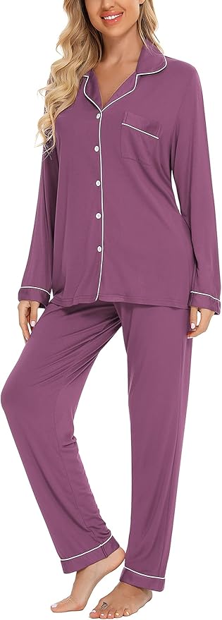Women's Pants Pajama Set - Long Sleeve - 2 Piece