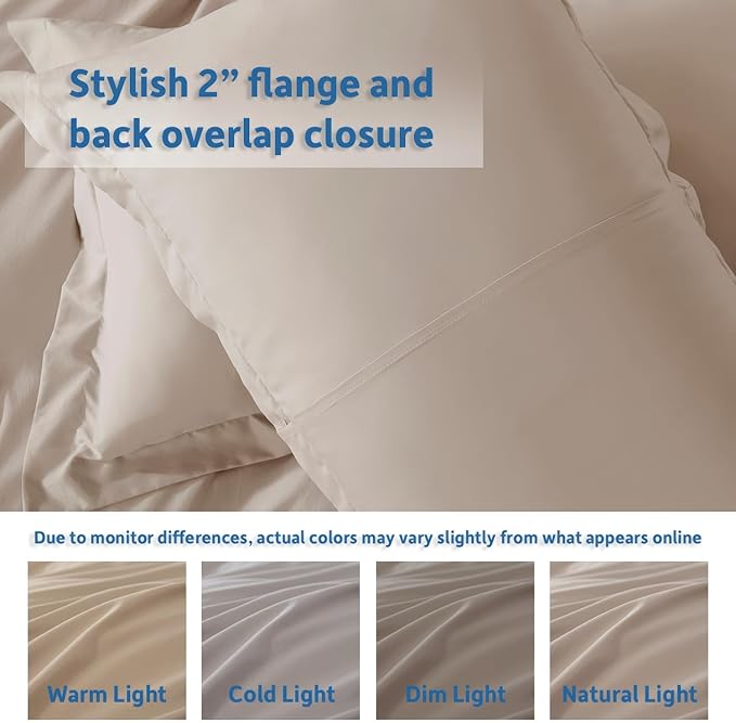 Linen Duvet Cover Set - Queen - 4 Piece