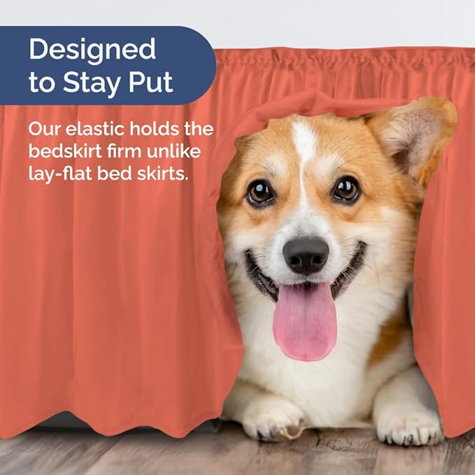 Bed Skirt - Full - 24 in Drop