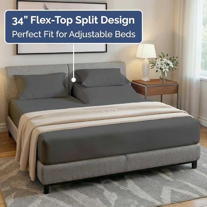 Cooling Bed Sheet Set - King - 4 Piece