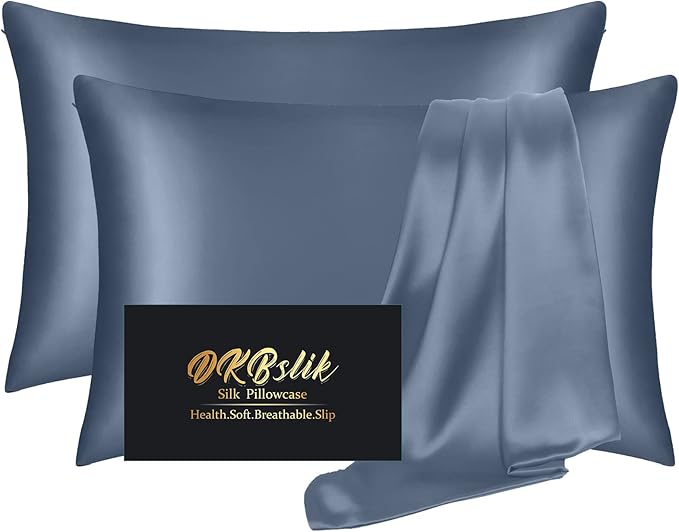 Mulberry Silk Pillowcase Set - Standard - 2 Pack - 2 Piece