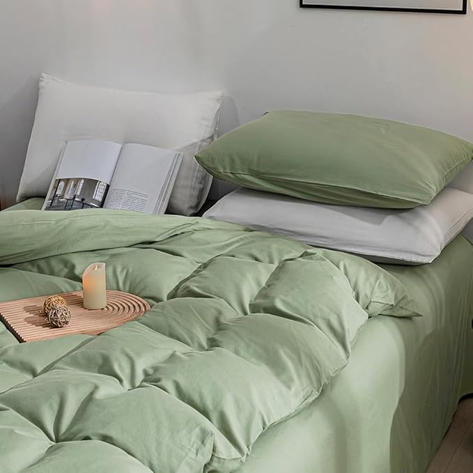 Linen Duvet Cover Set - King - 3 Piece