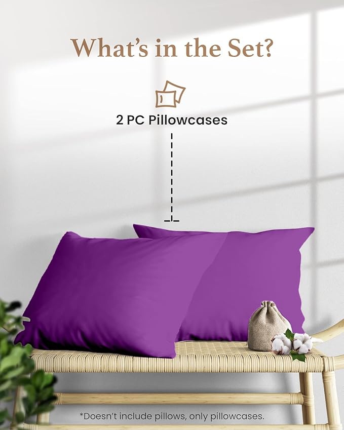 Pillowcase Set - King - 2 Piece