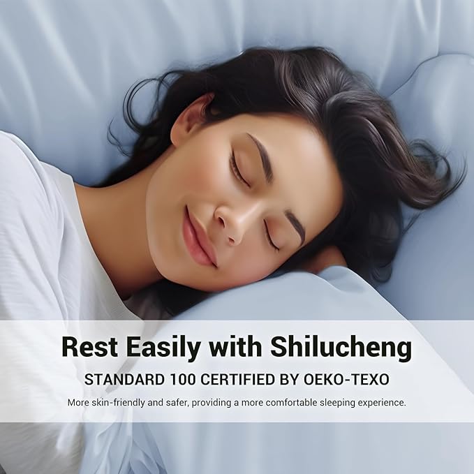 Bamboo Cooling Bed Sheet Set - Queen - 4 Piece