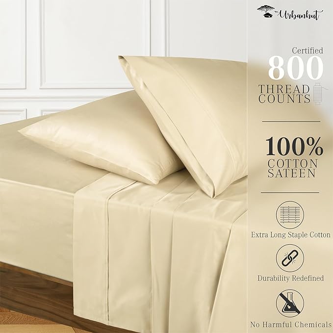 Bed Sheet Set - Full - 16 in Deep Pocket - 4 Piece