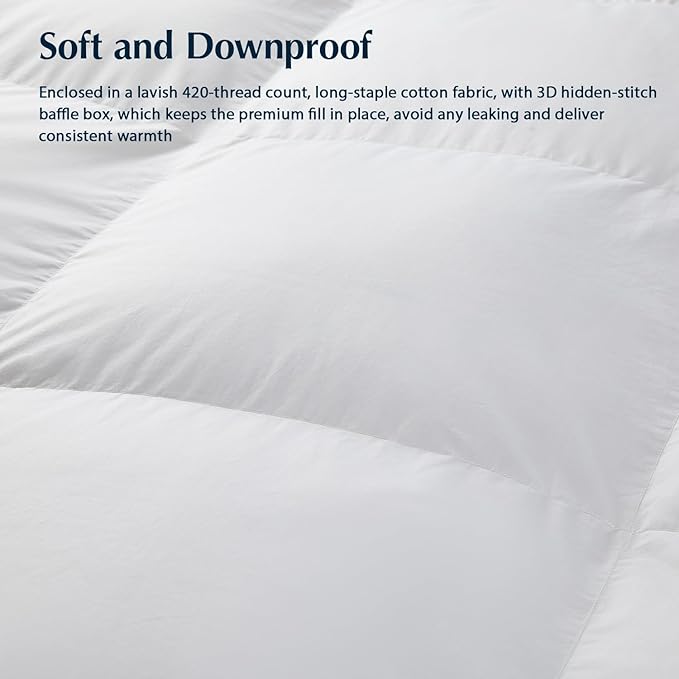 100% Cotton Duvets Down Comforter - King