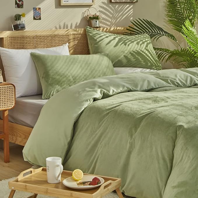 Velvet Comforter Set - King - 3 Piece