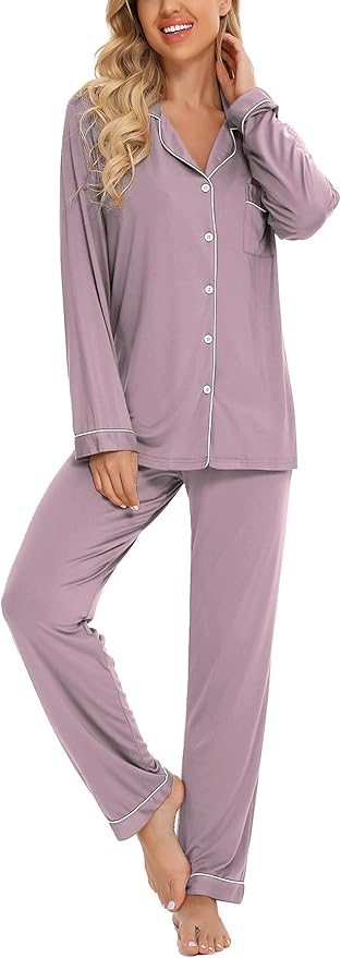 Women's Pants Pajama Set - Long Sleeve - 2 Piece