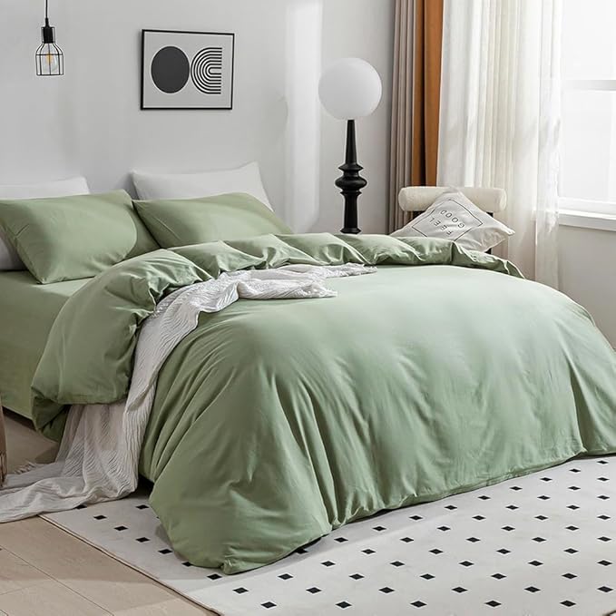 Linen Duvet Cover Set - Twin - 2 Piece