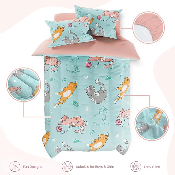 Microfiber Comforter Set - Twin - 3 Piece