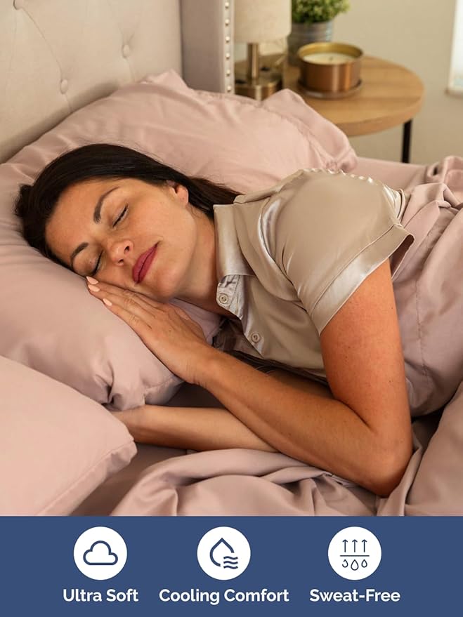 Cooling Bed Sheet Set - Full - 6 Piece