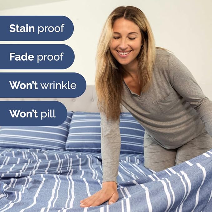 Cooling Bed Sheet Set - Full - 4 Piece