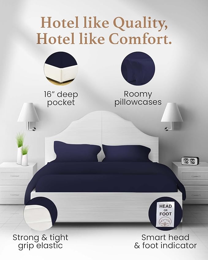 Bed Sheet Set - California King - 4 Piece
