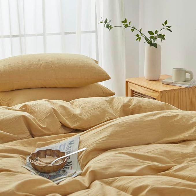 Linen Duvet Cover Set - Queen