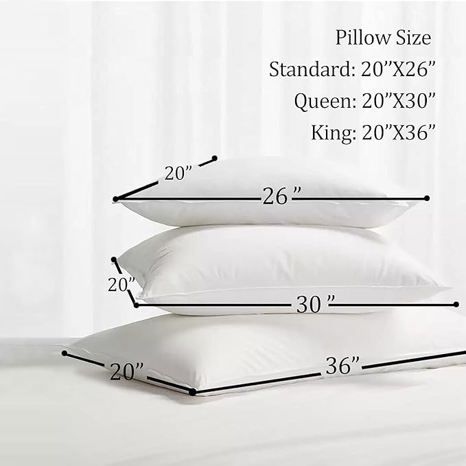Bed Pillow - Standard - 2 Piece