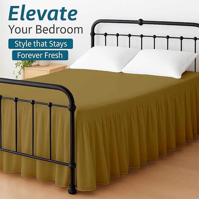 Linen Bed Skirt - King