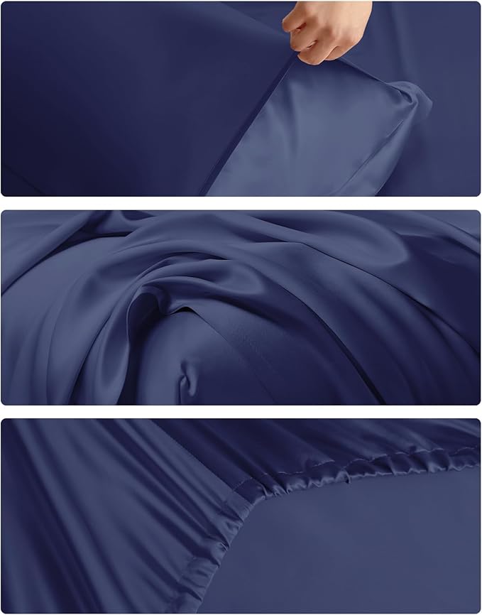 Mulberry Silk Bed Sheet Set - Queen - 4 Piece