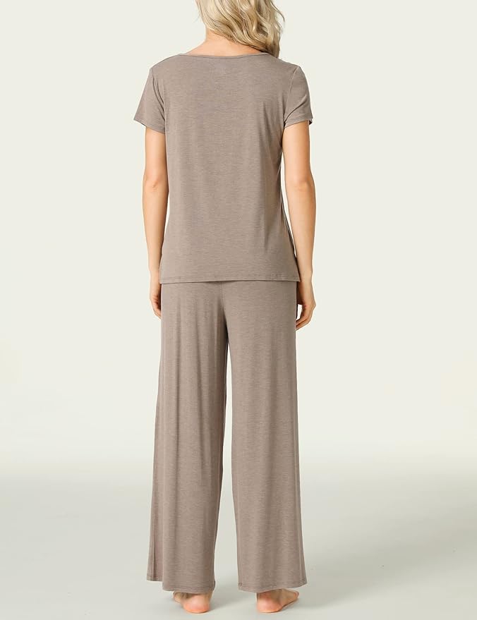 Bamboo Pajama Set - Short Sleeve - 2 Piece