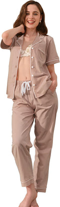 Women's 100% Cotton Pajama Set - 2 Piece