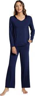 Women's Bamboo Pants Pajama Set - Long Sleeve - 2 Piece