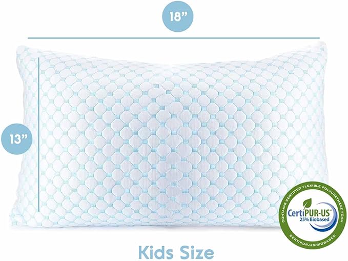 Memory Foam Cooling Bed Pillow - 2 Pack