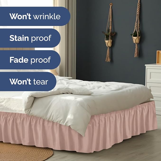Bed Skirt - King - 12 in Drop