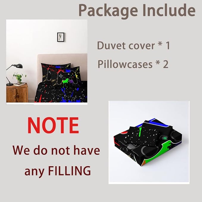 Duvet Cover Set - Queen - 3 Piece