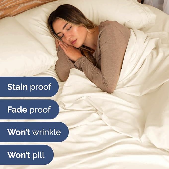 Cooling Bed Sheet Set - King - 4 Piece