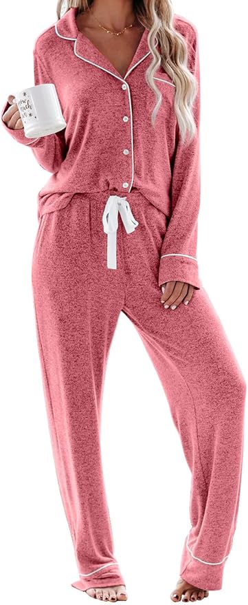 Women's Pajama Set - Long Sleeve - 2 Piece
