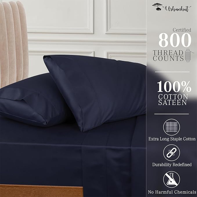 Bed Sheet Set - California King - 16 in Deep Pocket - 4 Piece