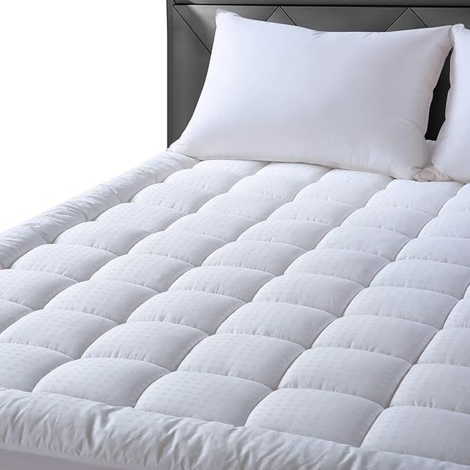 Mattress Pad - 66 x 80 in - 21 in Deep Pocket