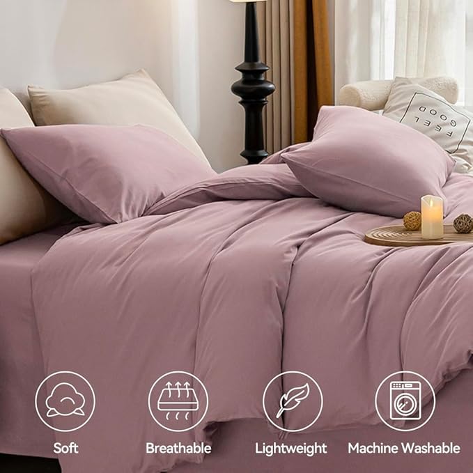 Linen Duvet Cover Set - Twin - 2 Piece