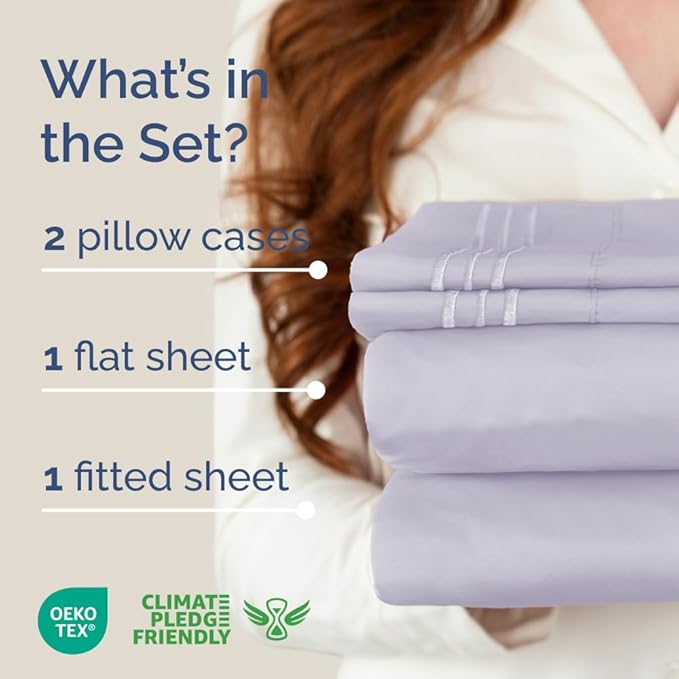 Cooling Bed Sheet Set - Full - 4 Piece