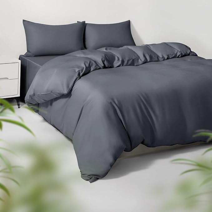 Bamboo Cooling Duvet Cover Set - King - 3 Piece