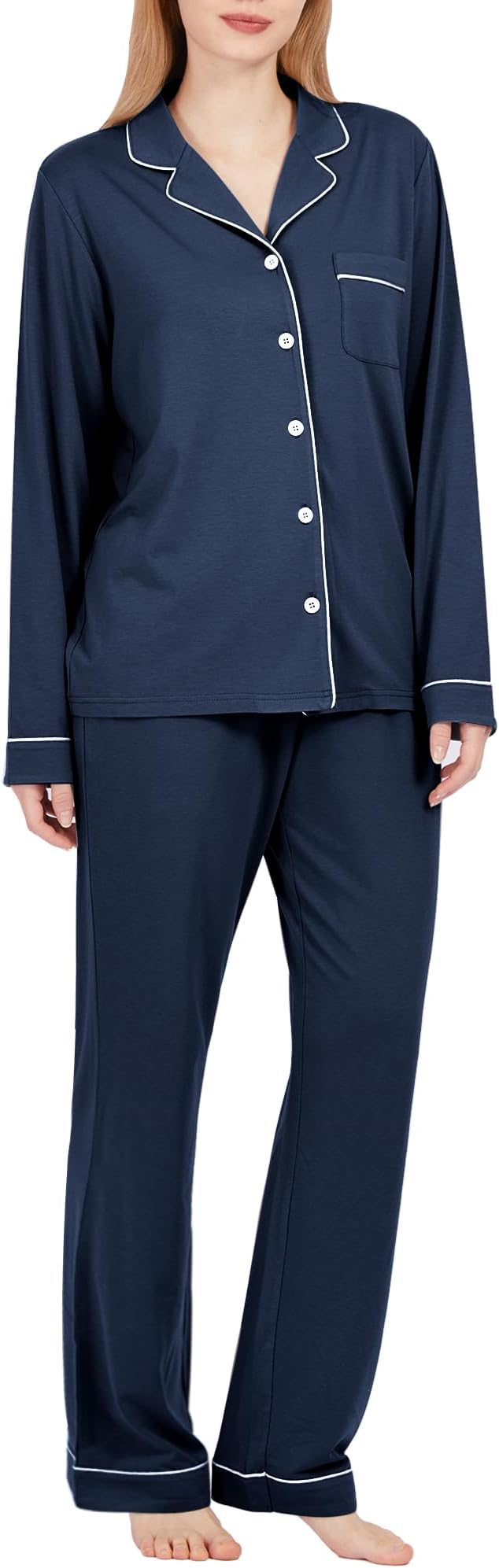 Women's Bamboo Pajama Set - Long Sleeve