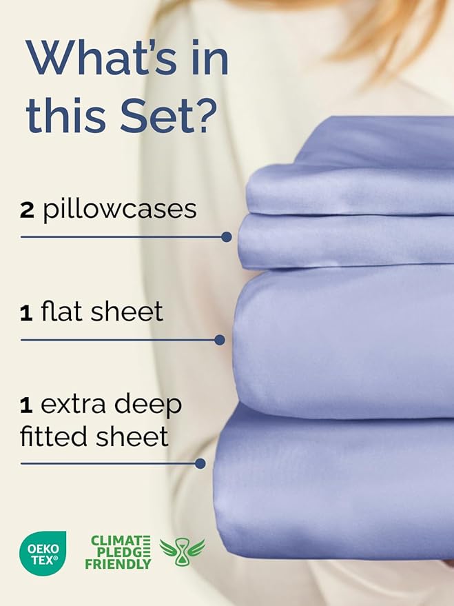 Cooling Bed Sheet Set - Twin XL - 4 Piece